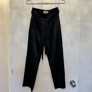 Wilfred Straight Fit Satin Pant